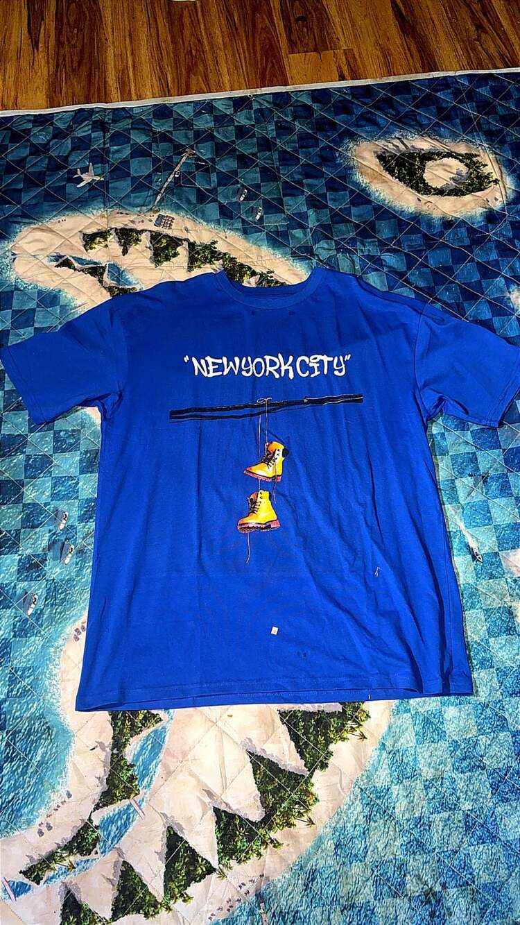 New York City Graphic T-Shirt Blue